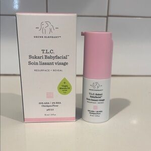 Drunk Elephant T.L.C. Sukari Babyfacial - Pink and White New in Box